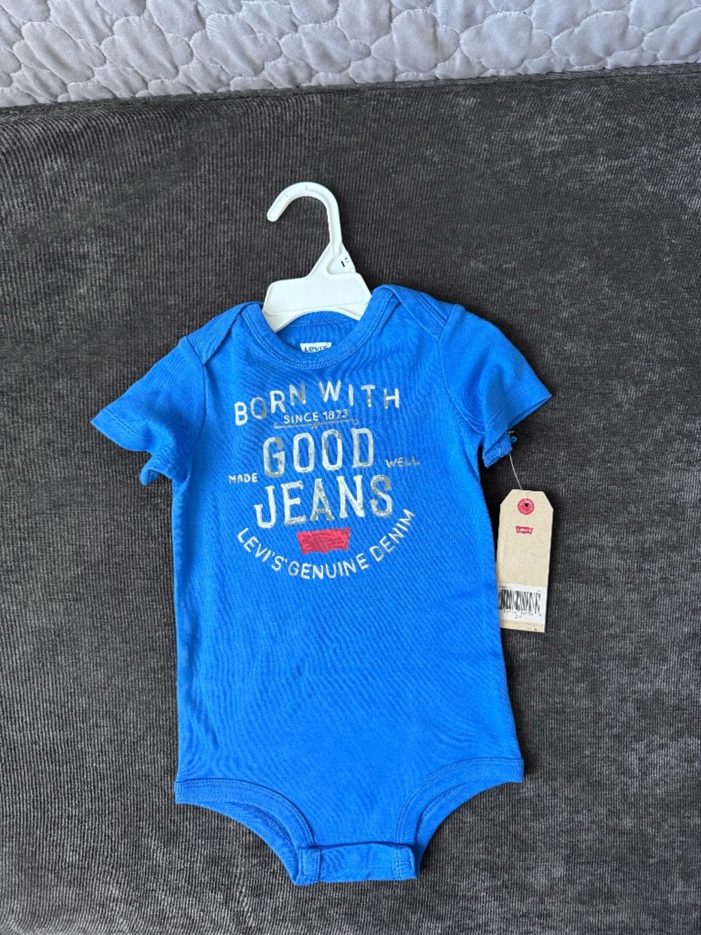 Levi's 'Good Jeans" Onesie